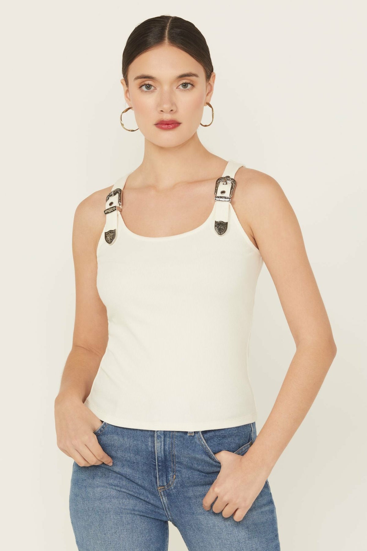 Idyllwind Wylie Rib Knit Buckle Tank