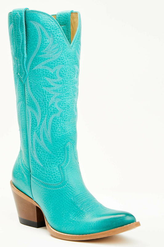 Idyllwind Charmed Life Turquoise Leather Western Boots - Round Toe