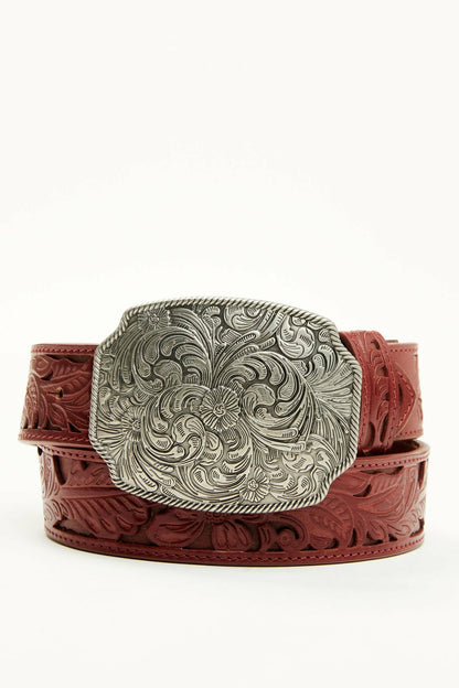 Idyllwind Westerly Drive Red Tooled Belt