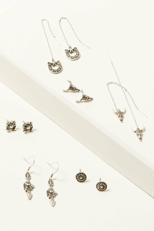 Idyllwind Alabama Steerhead Earring Set - 5 Piece