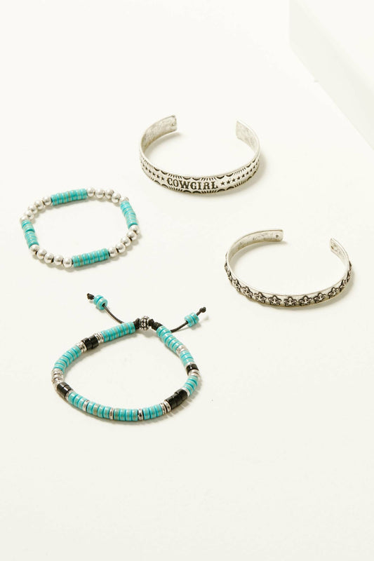 Idyllwind Amberwood Navajo pearl Bracelet Set - 4 Piece