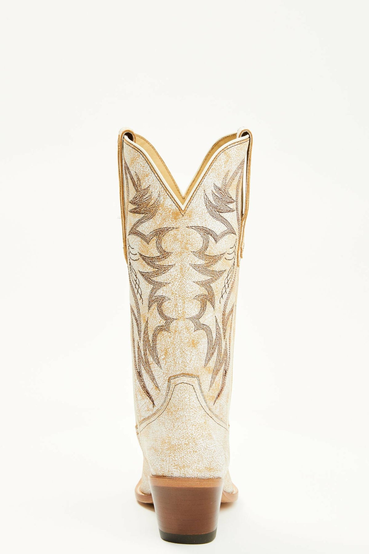 Idyllwind Charmed Life Crackle White Leather Western Boots - Round Toe