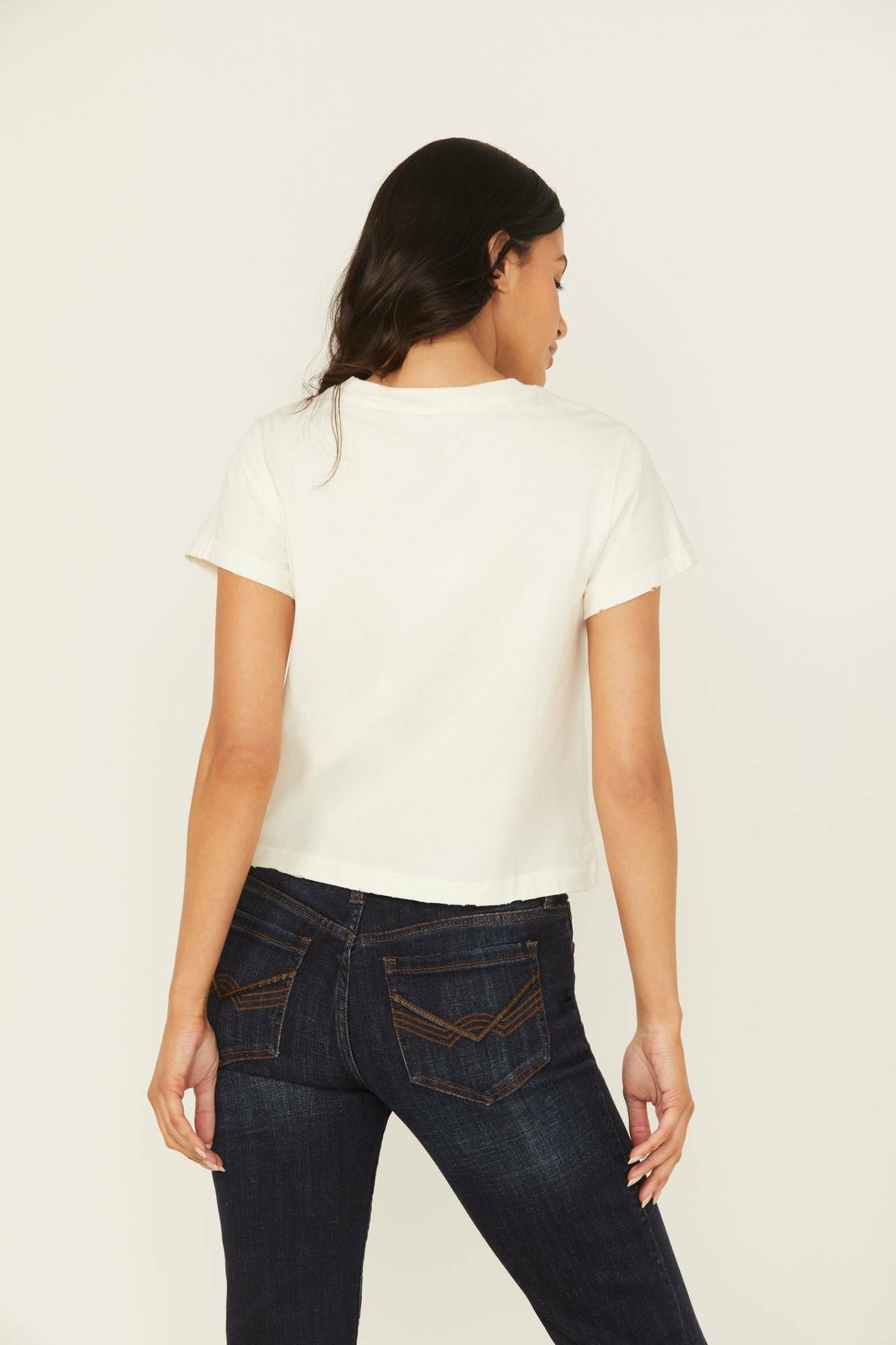 Idyllwind Rhinestone Rose Short Sleeve Cropped Graphic Tee