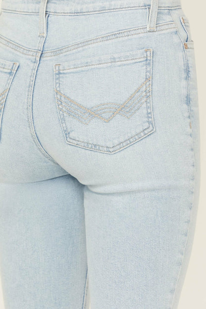 Idyllwind Melbourne Light Wash Legend High Rise Bootcut Super Stretch Denim Jeans