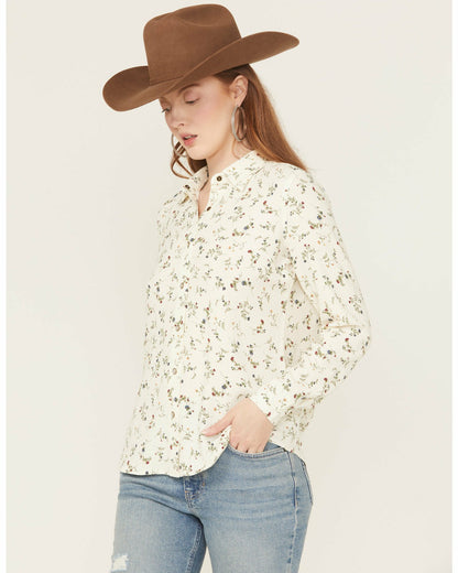 Idyllwind Snowden Floral Print Long Sleeve Featherlight Western Shirt