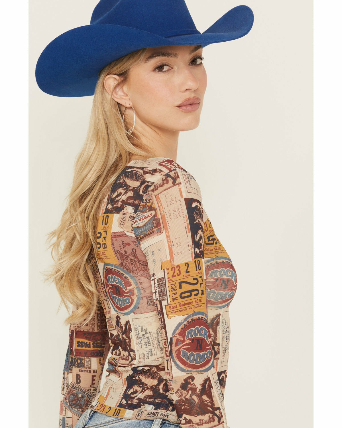 Idyllwind Rodeo Ticket Long Sleeve Mesh Shirt