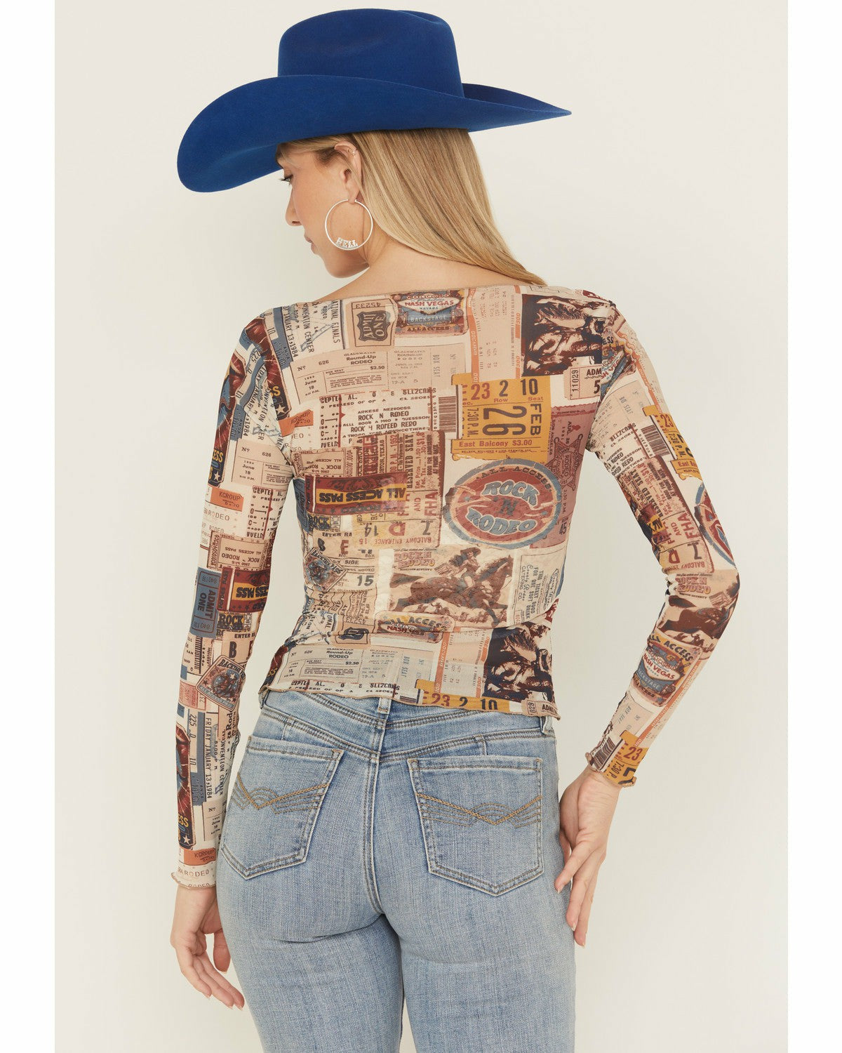 Idyllwind Rodeo Ticket Long Sleeve Mesh Shirt
