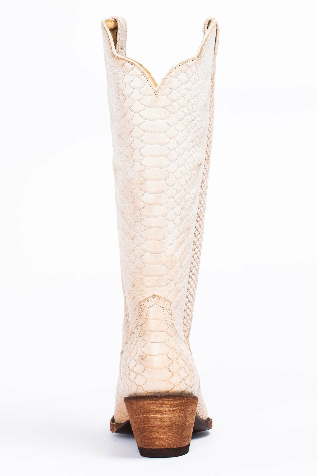 Idyllwind Strut White Western Boots - Snip Toe