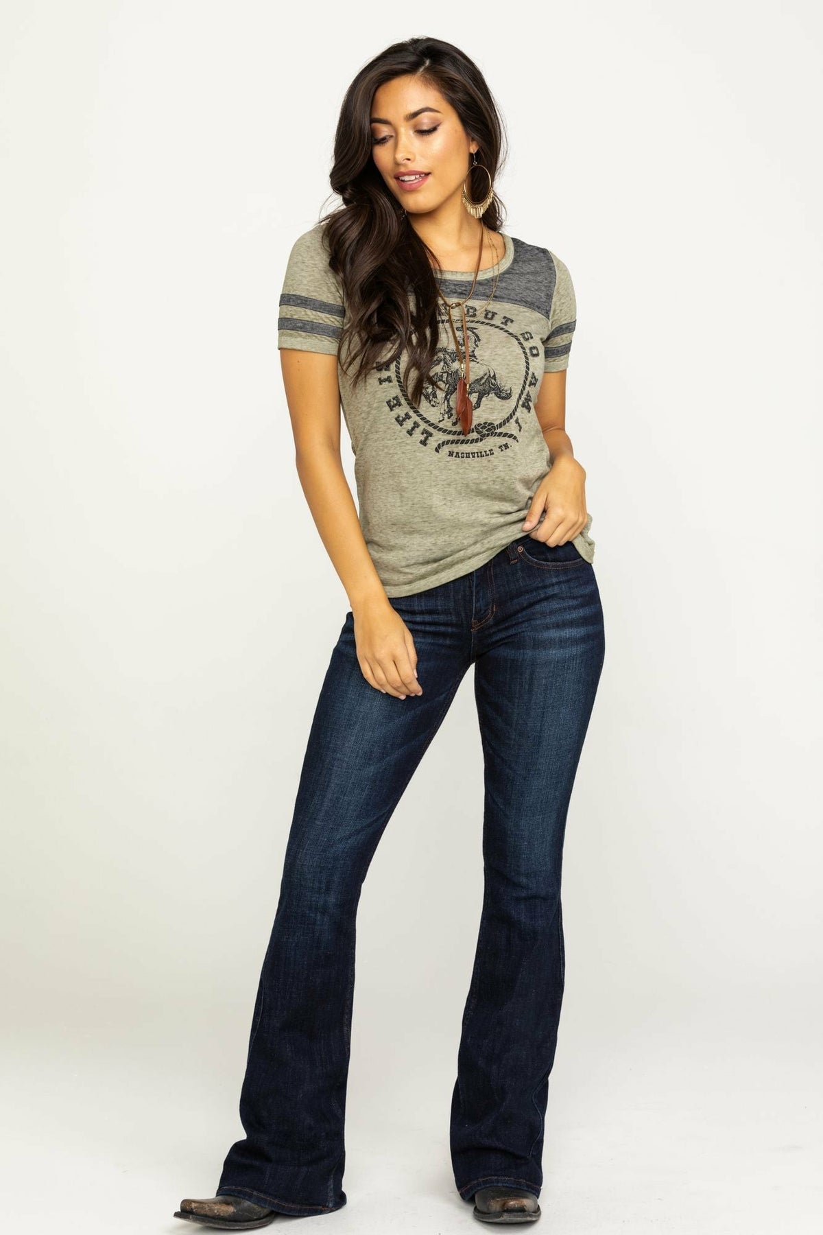 Idyllwind Dark Wash Whiskey Debbie Bootcut Jeans