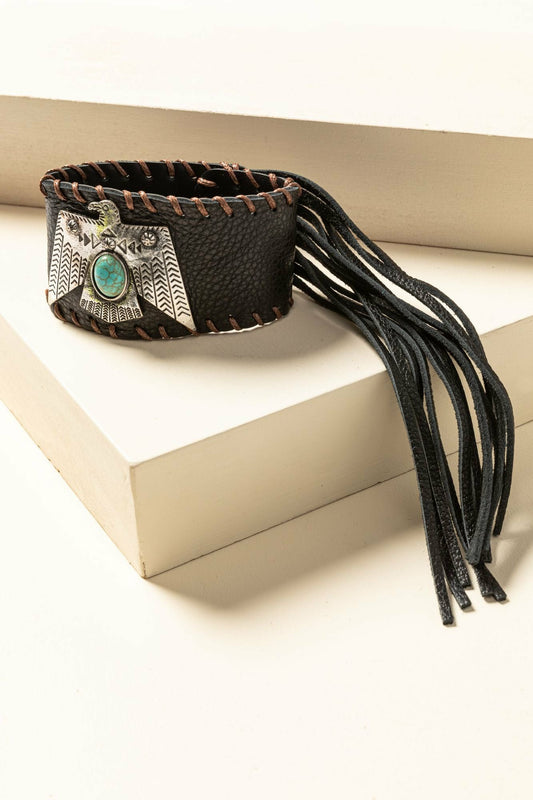 Idyllwind Thunderbird Leather Cuff Bracelet