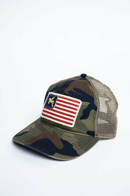 Idyllwind Star Spangled Camo Baseball Hat