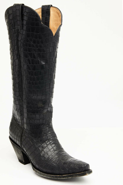 Idyllwind Strut Black Western Boots - Snip Toe