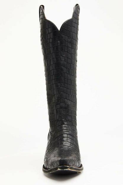Idyllwind Strut Black Western Boots - Snip Toe