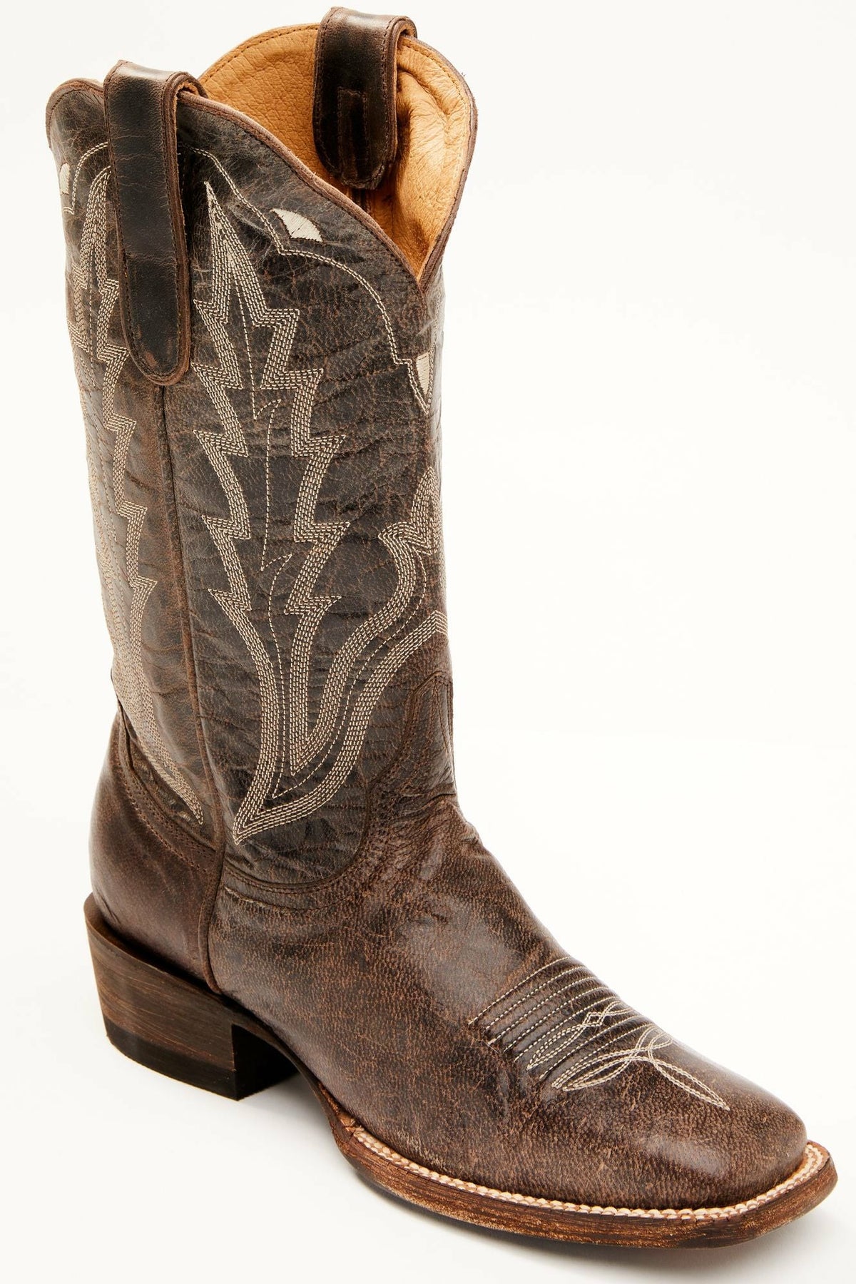 Idyllwind Outlaw Dark Brown Performance Western Boot w/Comfort Technology – Broad Square Toe