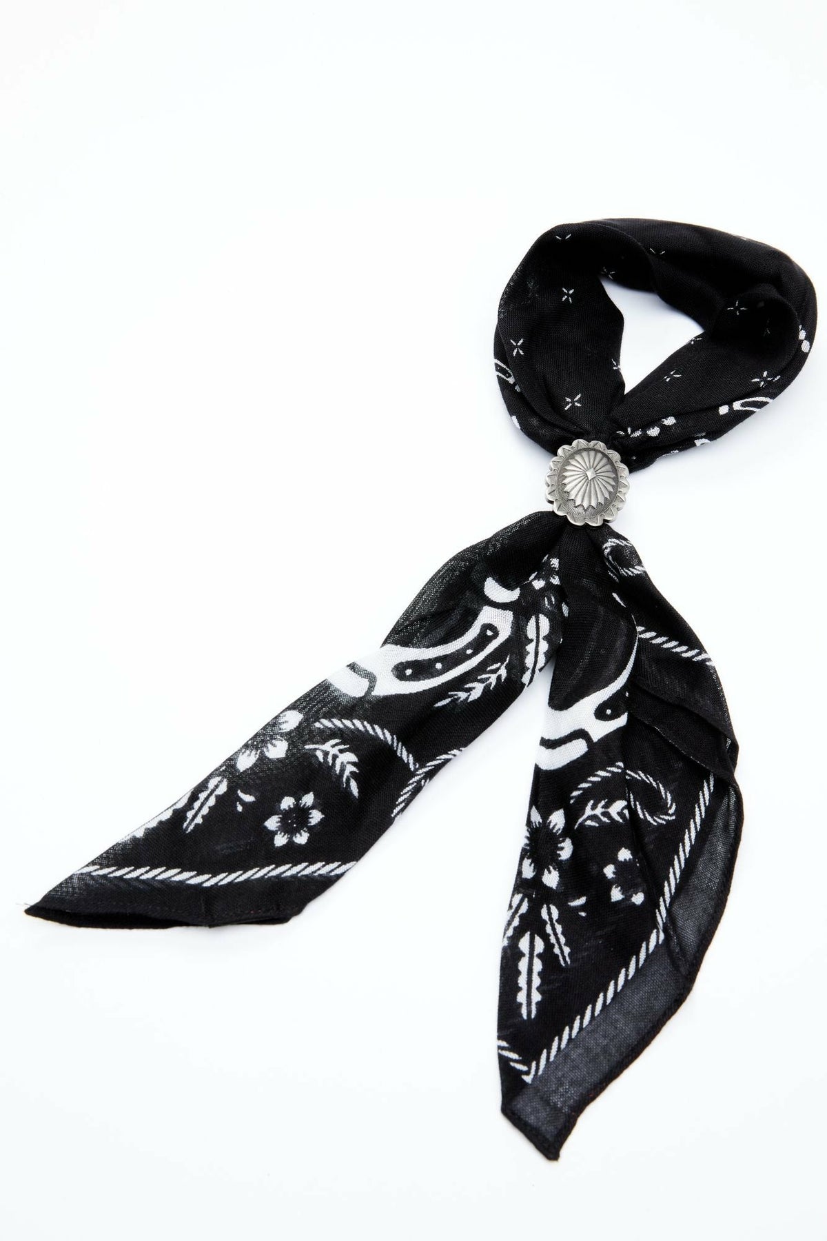 Idyllwind Black From The West Bandana Necklace