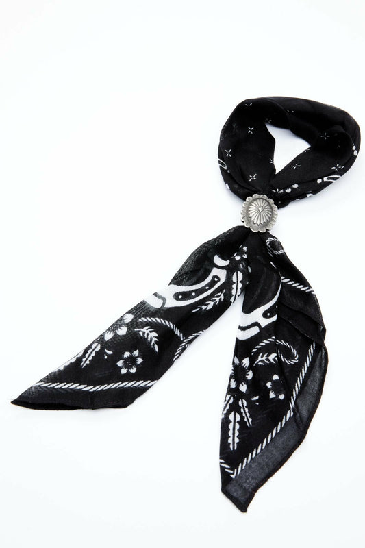 Idyllwind Black From The West Bandana Necklace