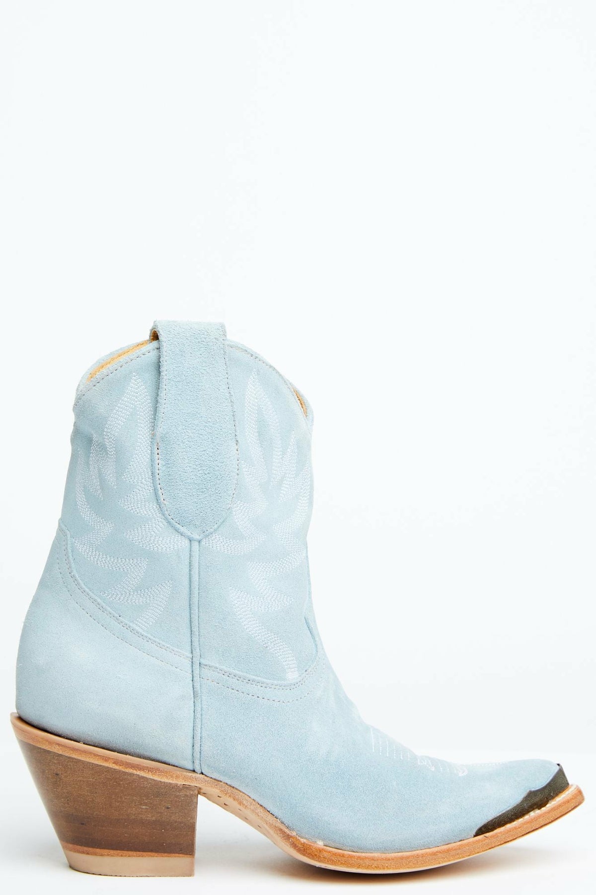 Idyllwind Wheels Blue Suede Western Booties - Round Toe