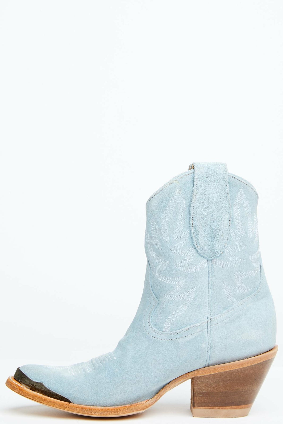 Idyllwind Wheels Blue Suede Western Booties - Round Toe