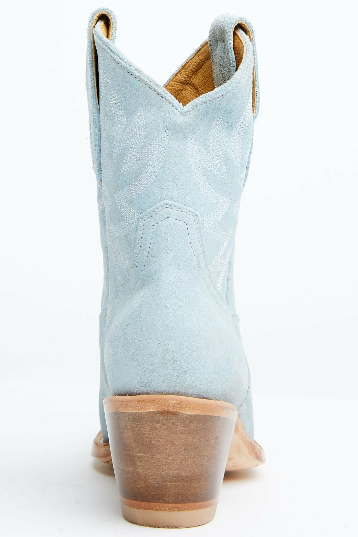 Idyllwind Wheels Blue Suede Western Booties - Round Toe