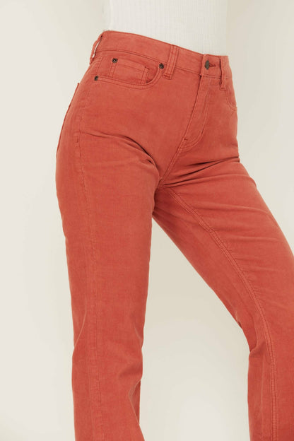 Idyllwind High Risin' Hot Sauce Stretch Signature Back Pockets Flare Corduroy Jeans
