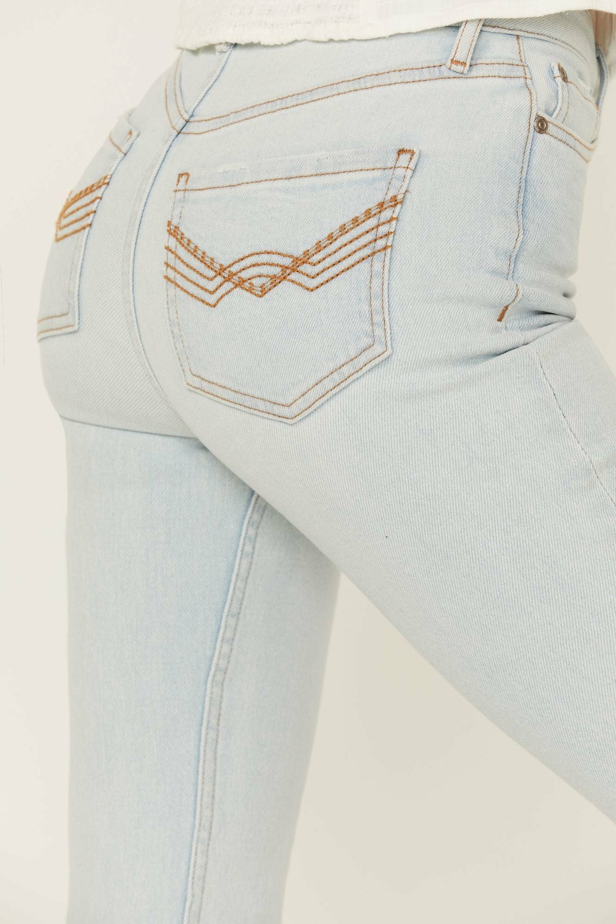 Idyllwind High Risin' Sunglow Wash Distressed Knee Flare Jeans