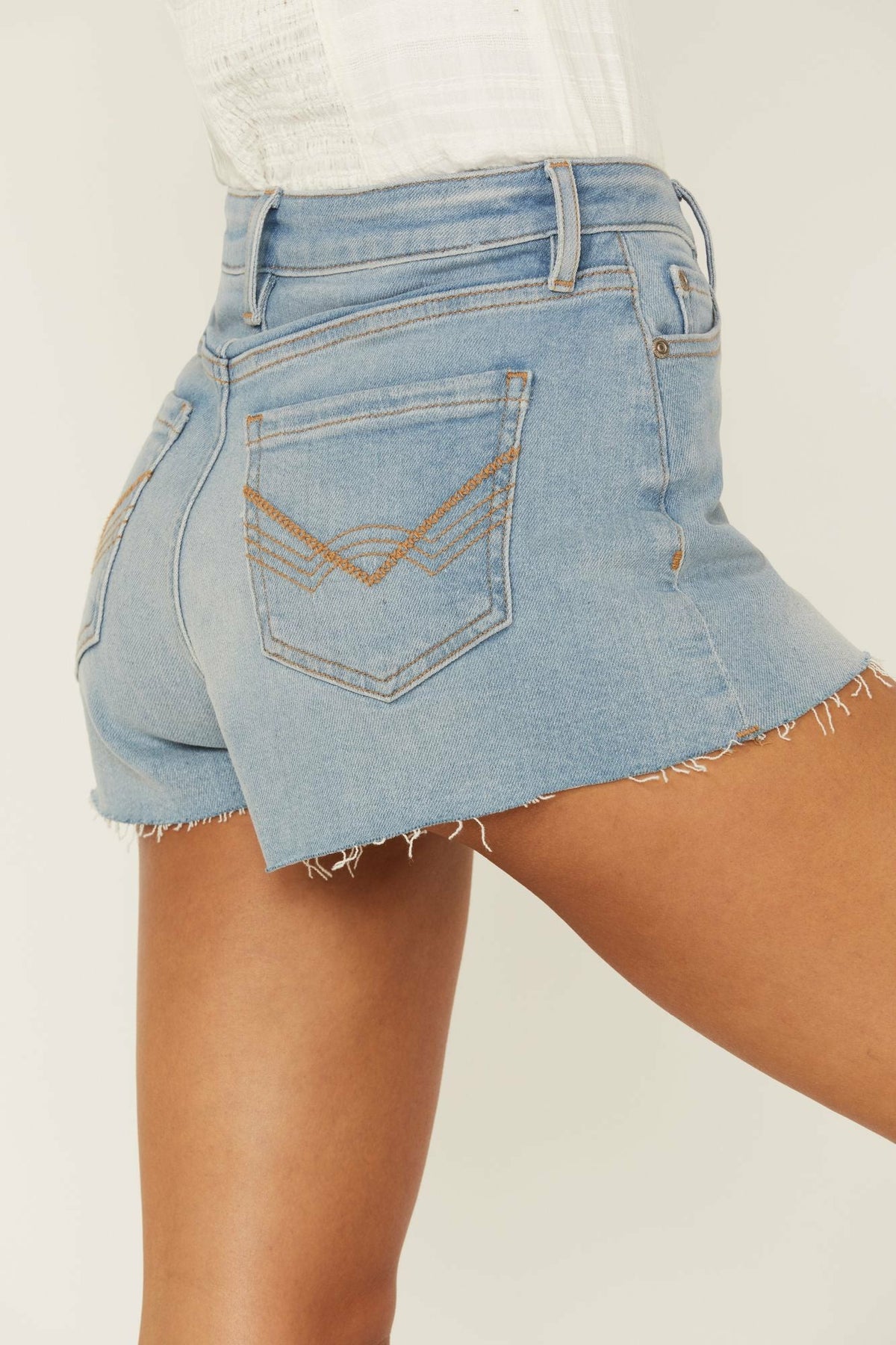 Idyllwind High Risin' Wichita Wash Raw Edge Hem Denim Shorts