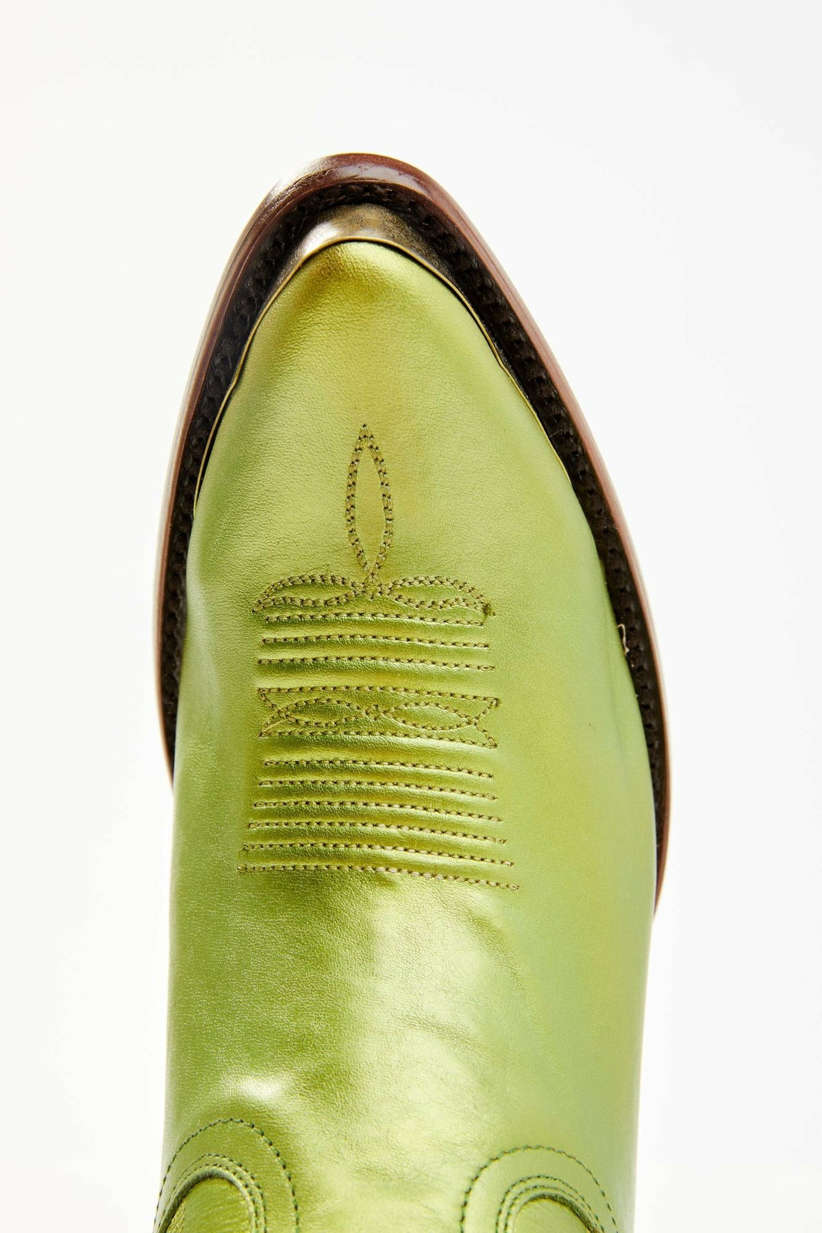 Idyllwind Envy Metallic Green Fashion Leather Western Booties - Round Toe