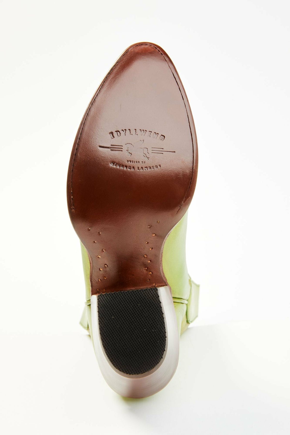 Idyllwind Envy Metallic Green Fashion Leather Western Booties - Round Toe