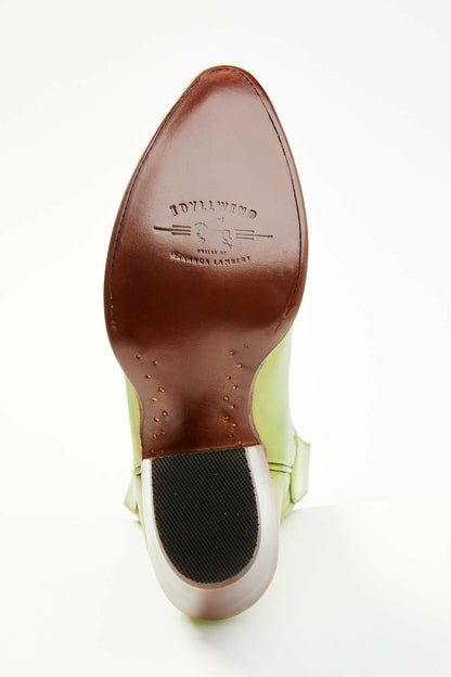 Idyllwind Envy Metallic Green Fashion Leather Western Booties - Round Toe