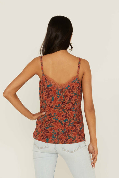 Idyllwind Lurex Little Lace Tank Top