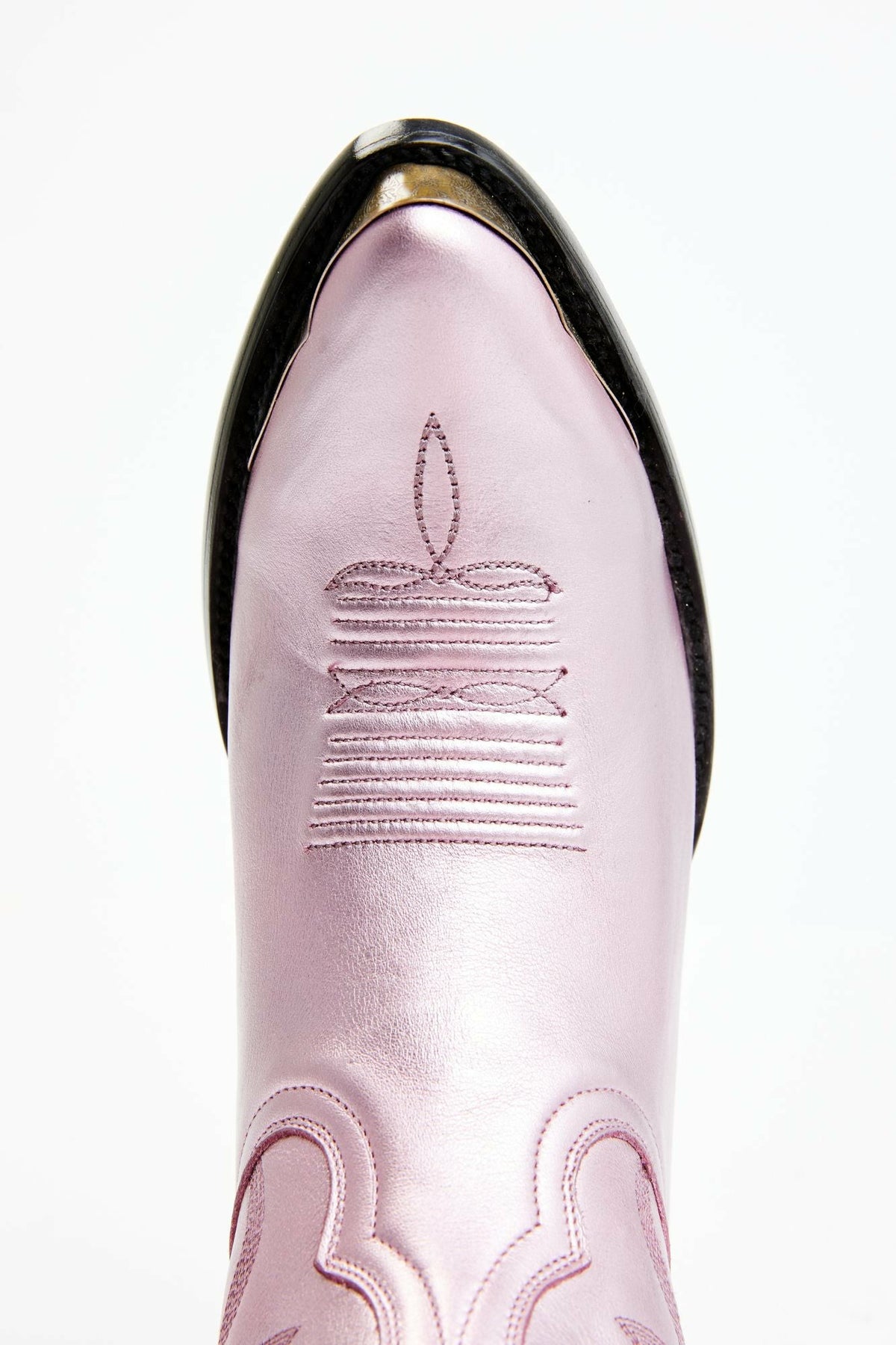 Idyllwind Tickled Metallic Pink Leather Fashion Western Booties - Round Toe