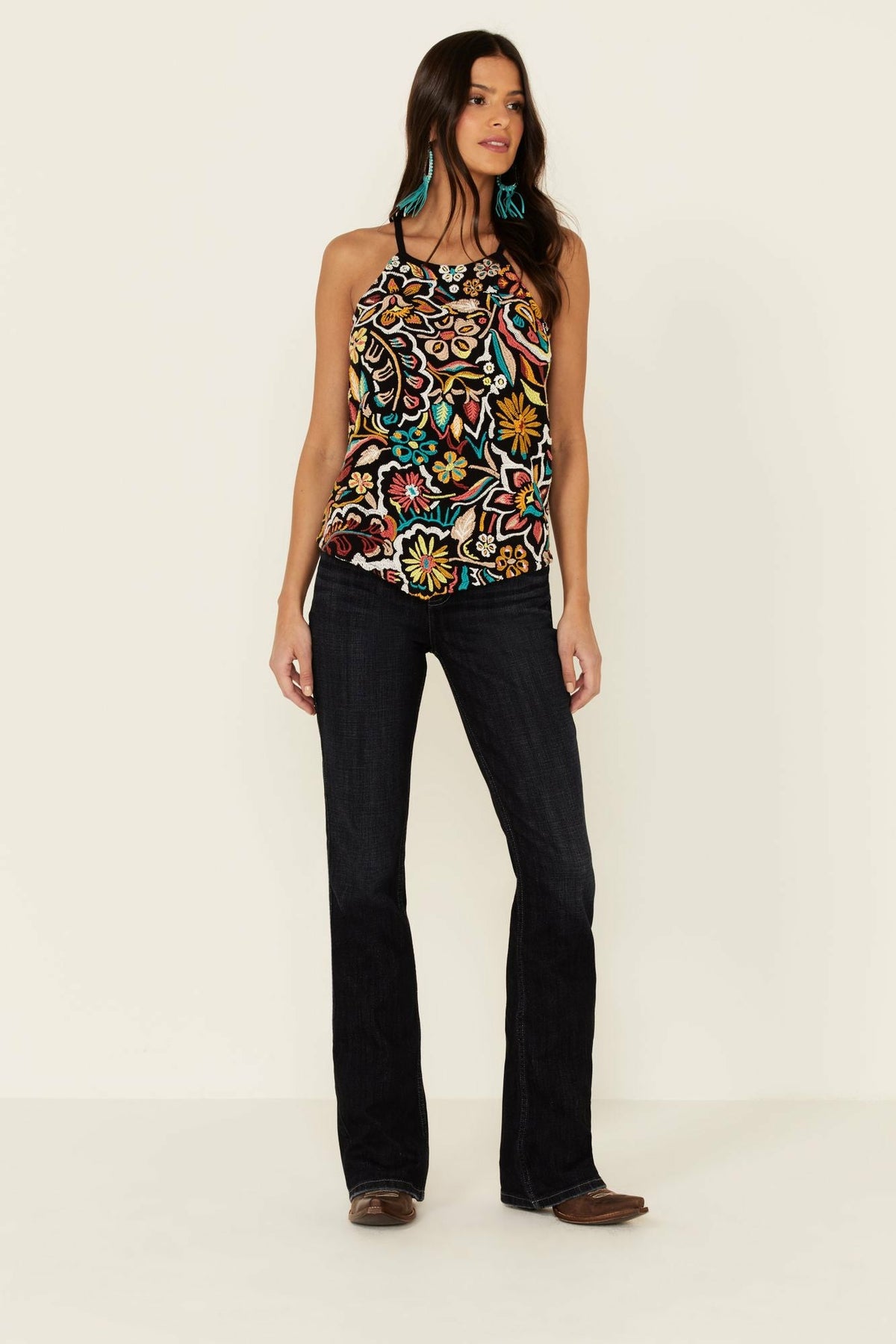 Idyllwind Floral Haze Tank Top