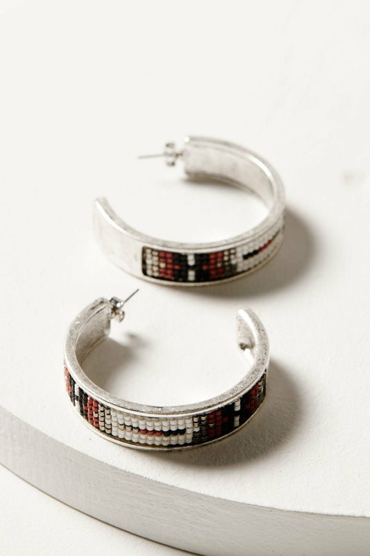 Idyllwind Cheshire Beaded Hoop Earrings