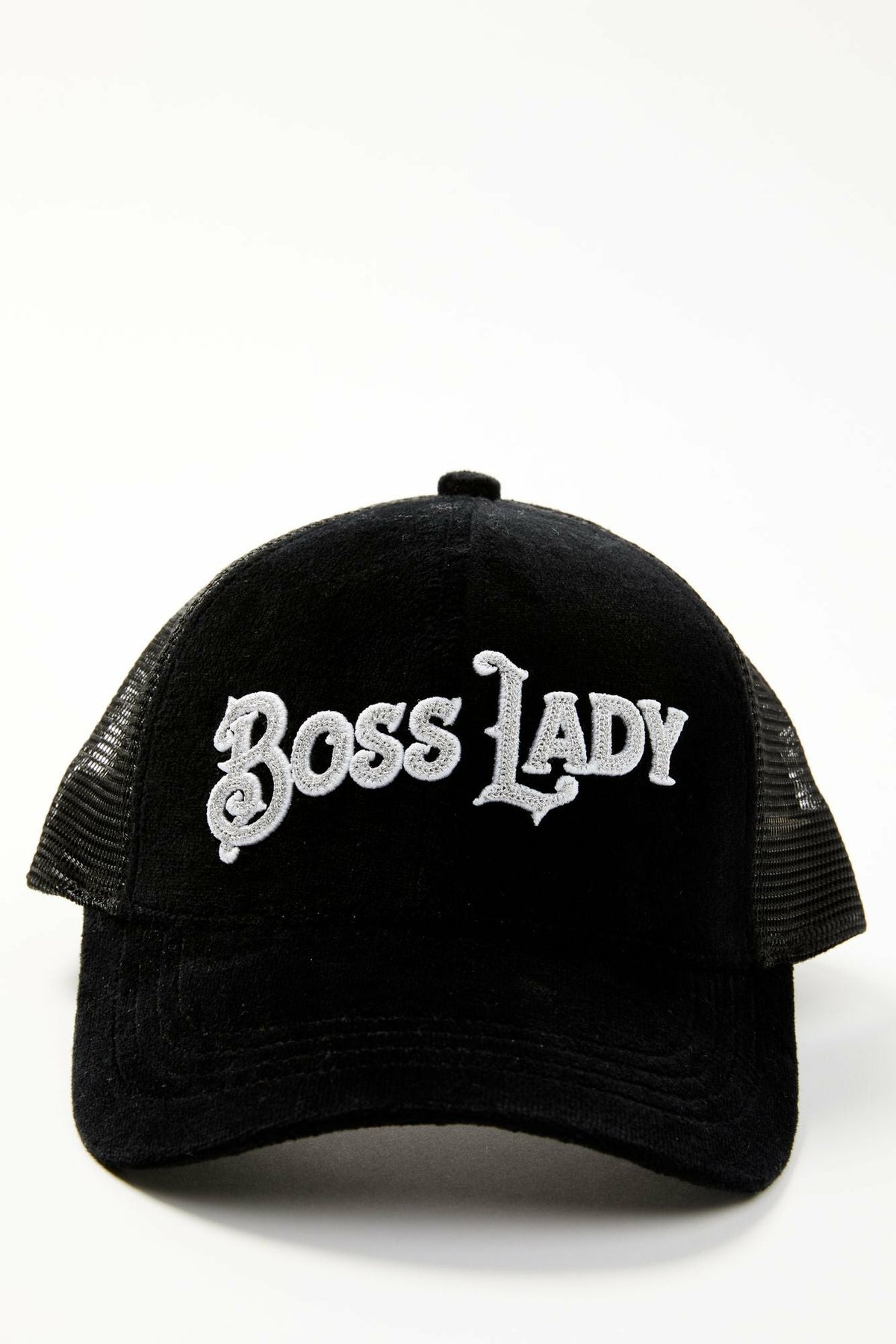 Idyllwind Boss Lady Velvet Mesh Back Baseball Hat