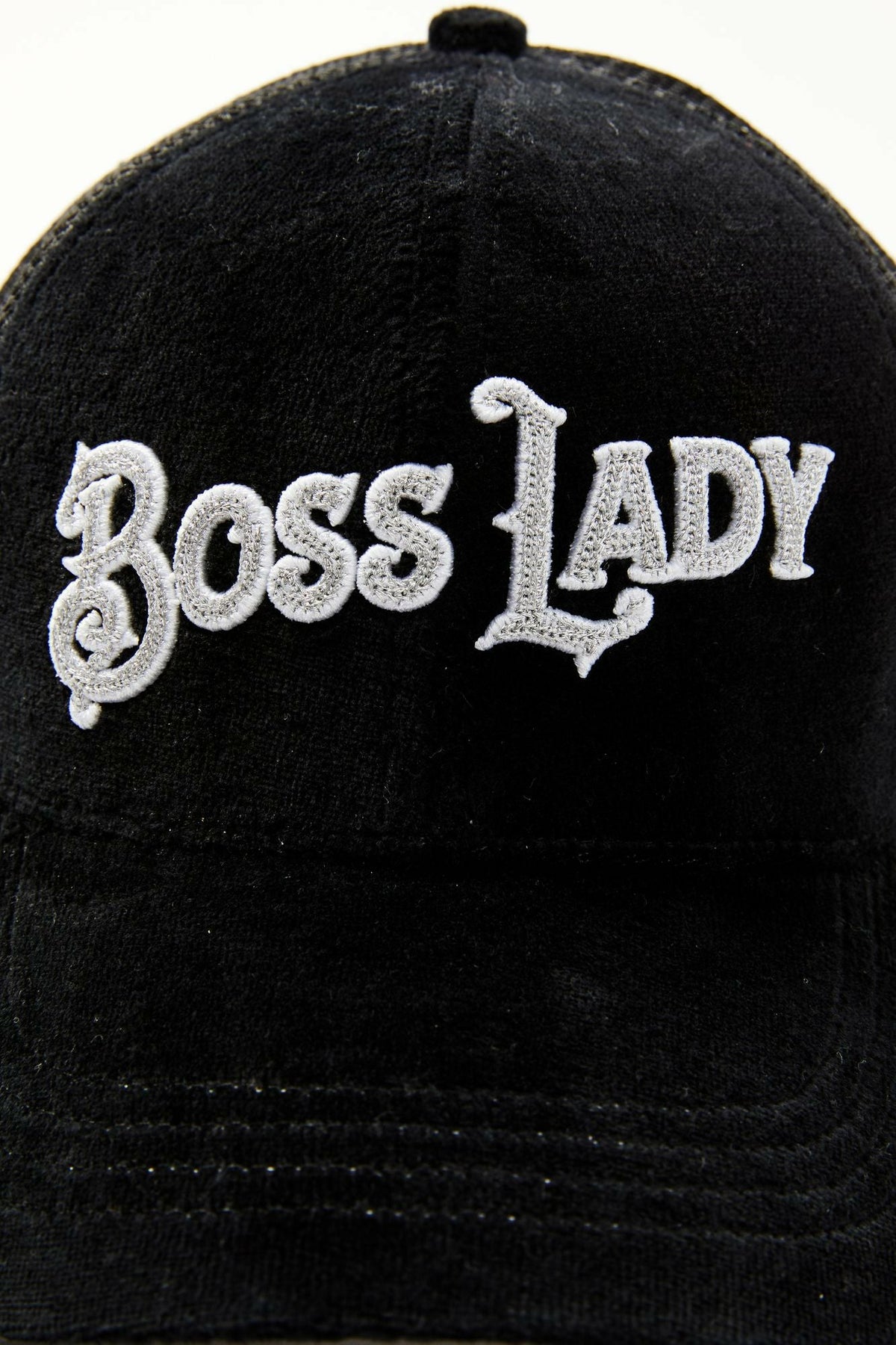 Idyllwind Boss Lady Velvet Mesh Back Baseball Hat