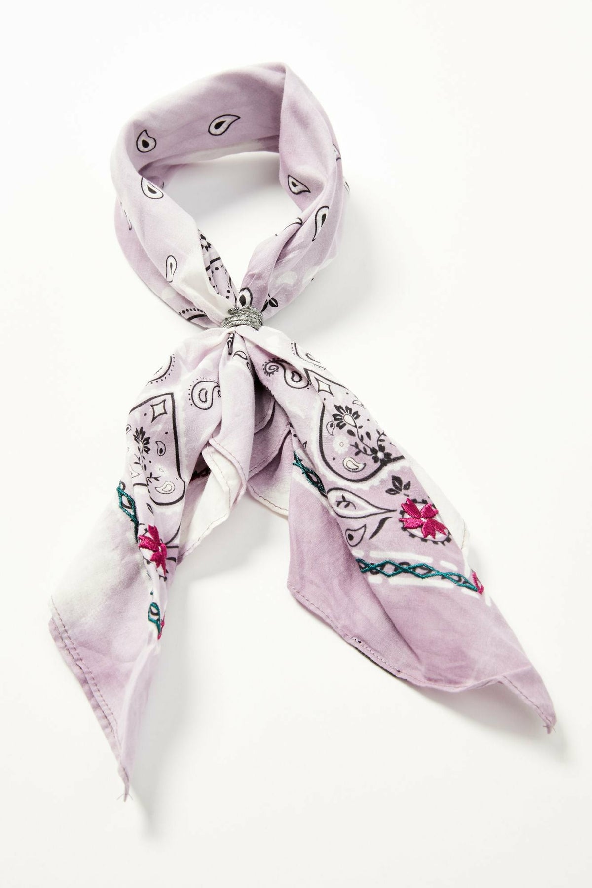 Idyllwind Margo Lane Bandana Bolo Necklace Lavender