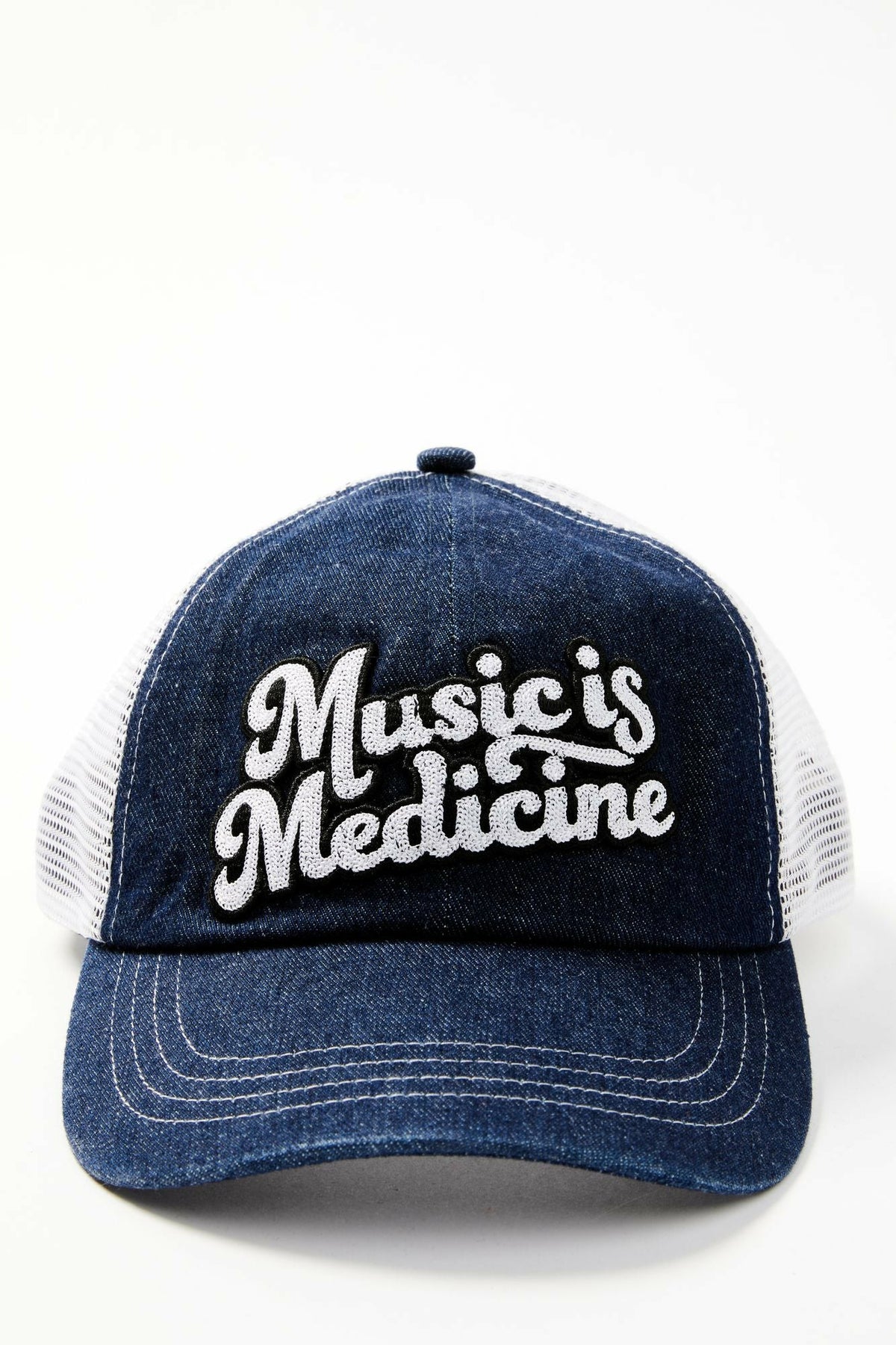 Idyllwind Music Is Medicine Embroidered Mesh Back Ball Cap