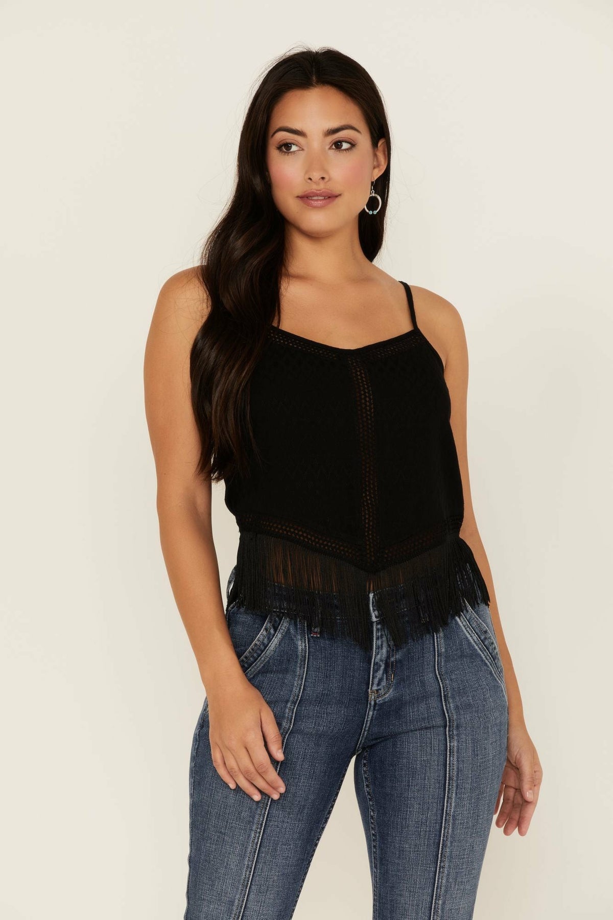 Idyllwind Briarwick Fringe Tank Top