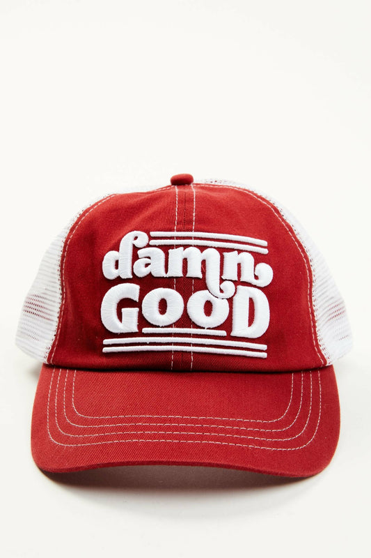Idyllwind Damn Good Embroidered Mesh-Back Baseball Hat