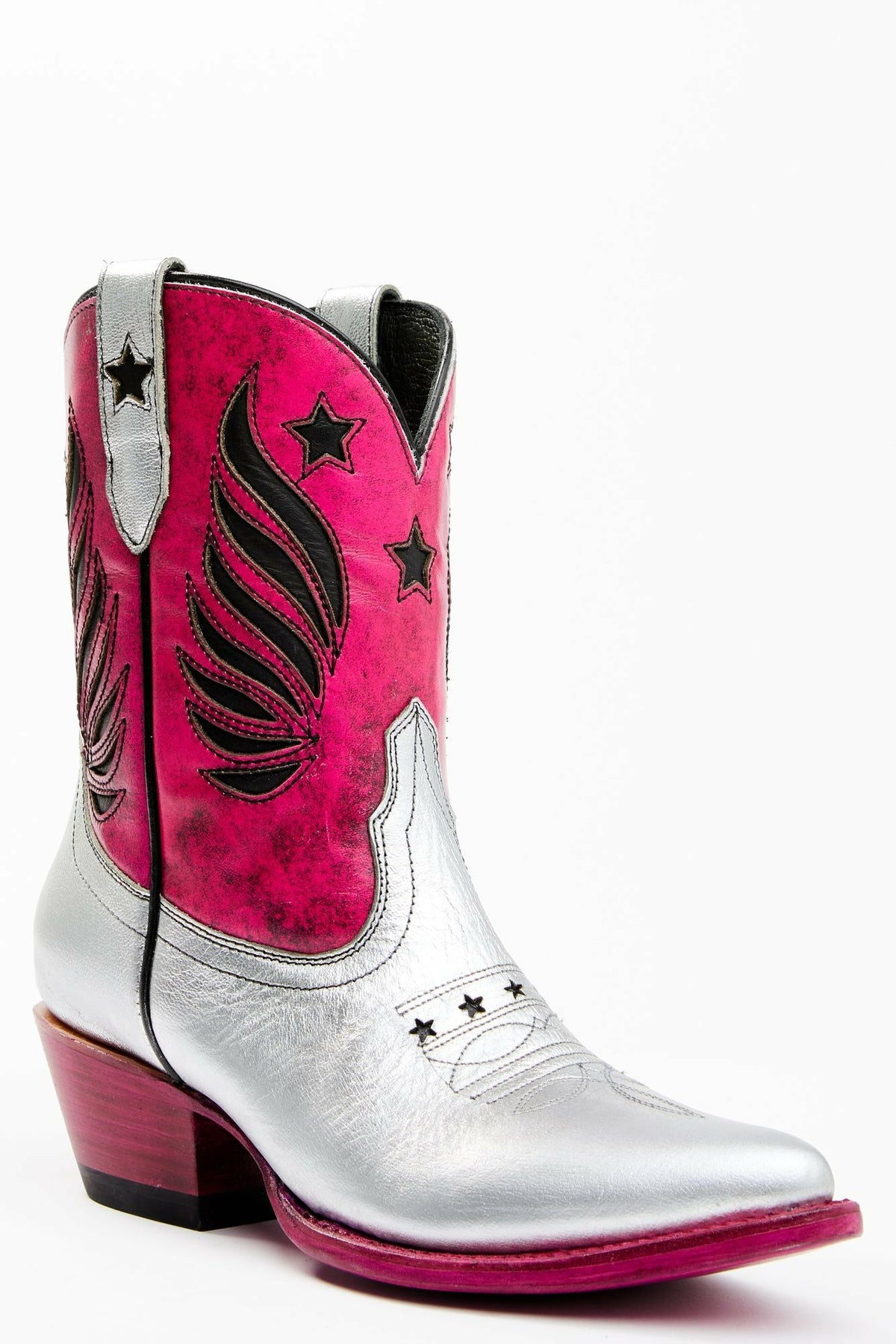 Idyllwind Metallic Star Inlay Roadie Western Booties - Round Toe