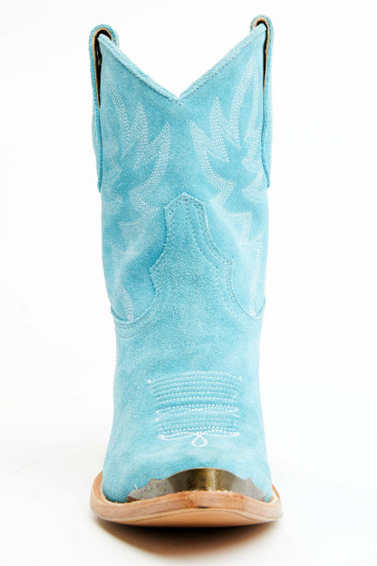 Idyllwind Wheels Bluebird Suede Fashion Western Booties - Round Toe