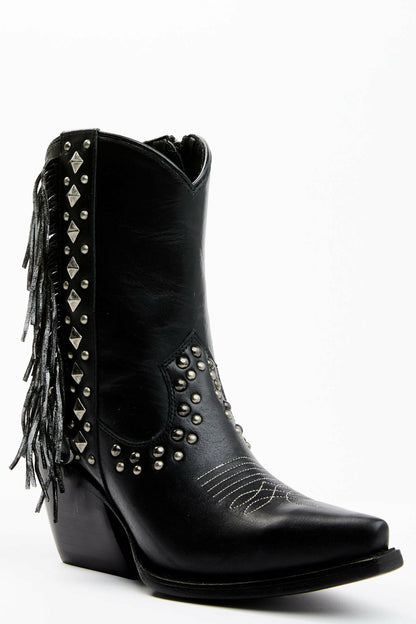 Idyllwind Studded Fringe Day Trip Cowgirl Boots - Snip Toe