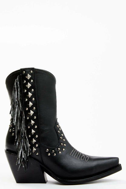 Idyllwind Studded Fringe Day Trip Cowgirl Boots - Snip Toe
