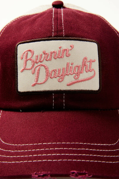 Idyllwind Burnin' Daylight Distressed Mesh Back Baseball Hat