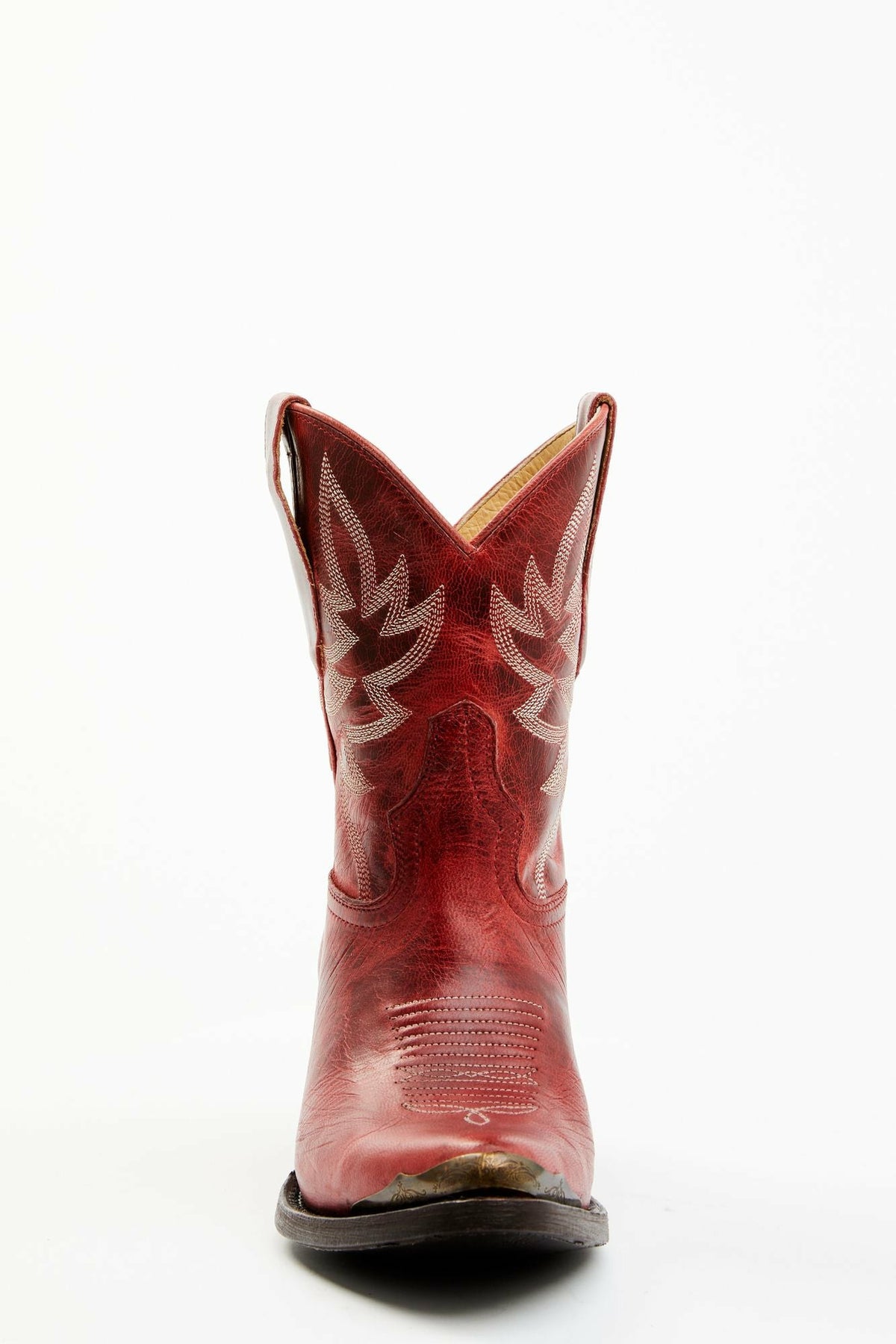 Idyllwind Wheels Red Leather Western Booties - Round Toe
