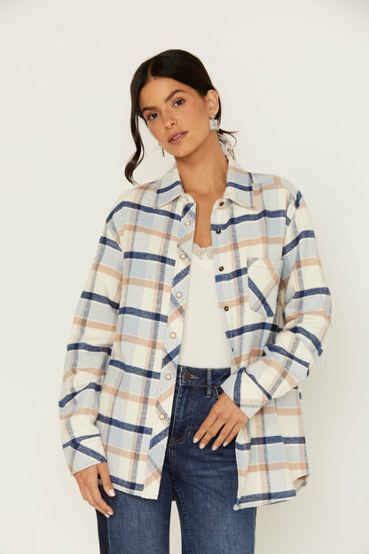 Idyllwind Plaid Print Rendon Flannel Top