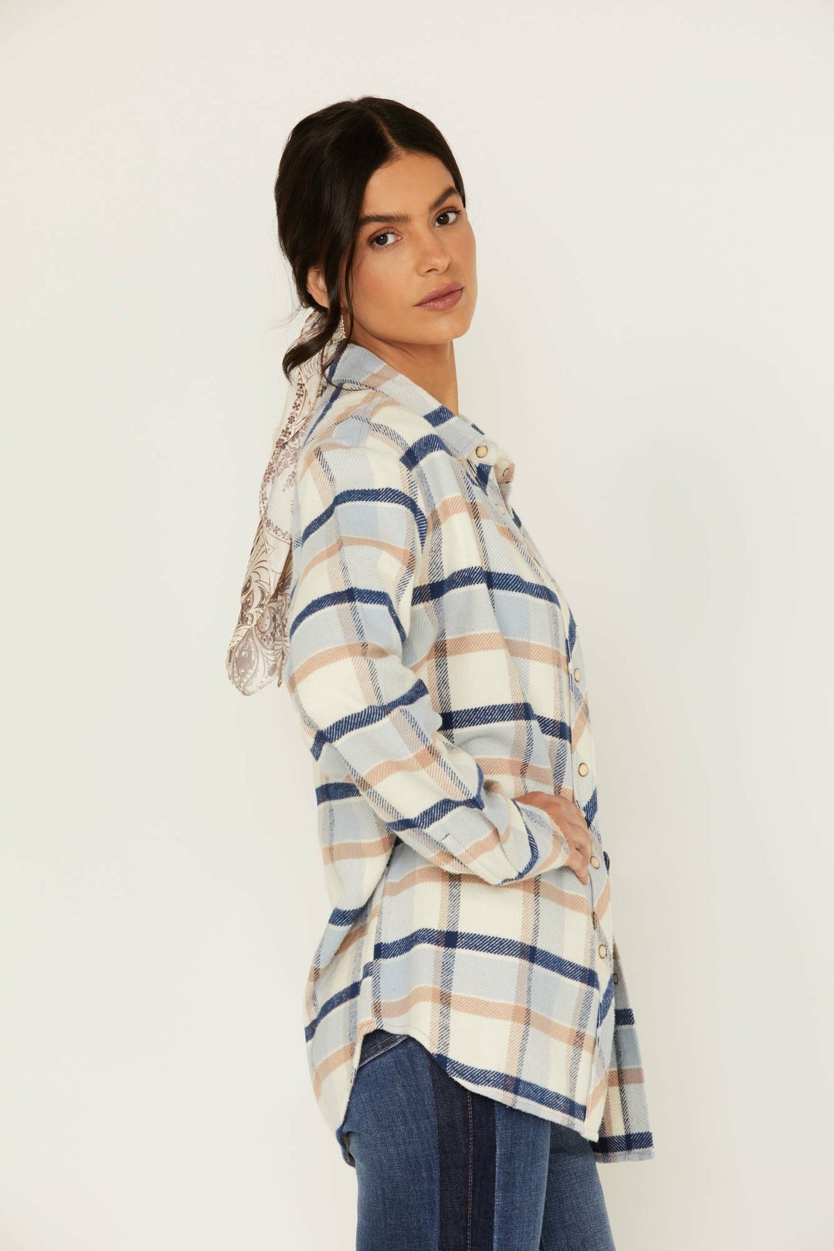 Idyllwind Plaid Print Rendon Flannel Top