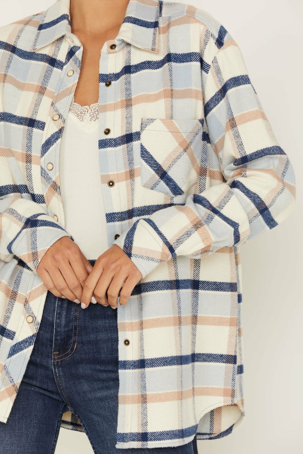 Idyllwind Plaid Print Rendon Flannel Top