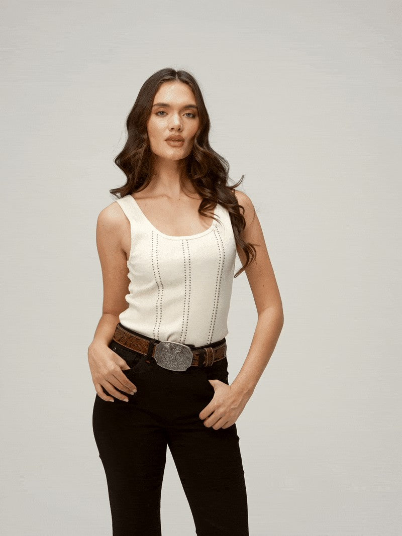 Idyllwind Westerly Drive Brown Tooled Belt