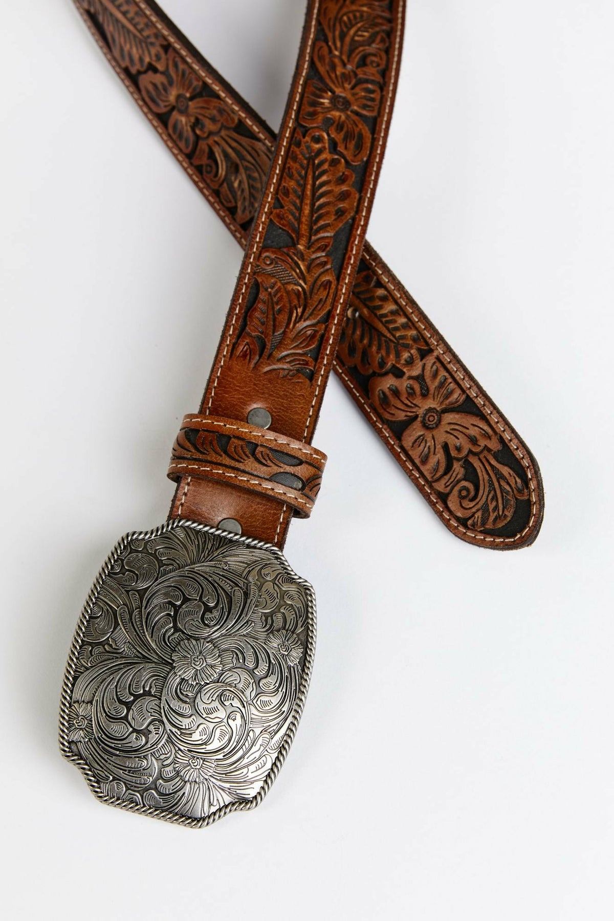 Idyllwind Westerly Drive Brown Tooled Belt